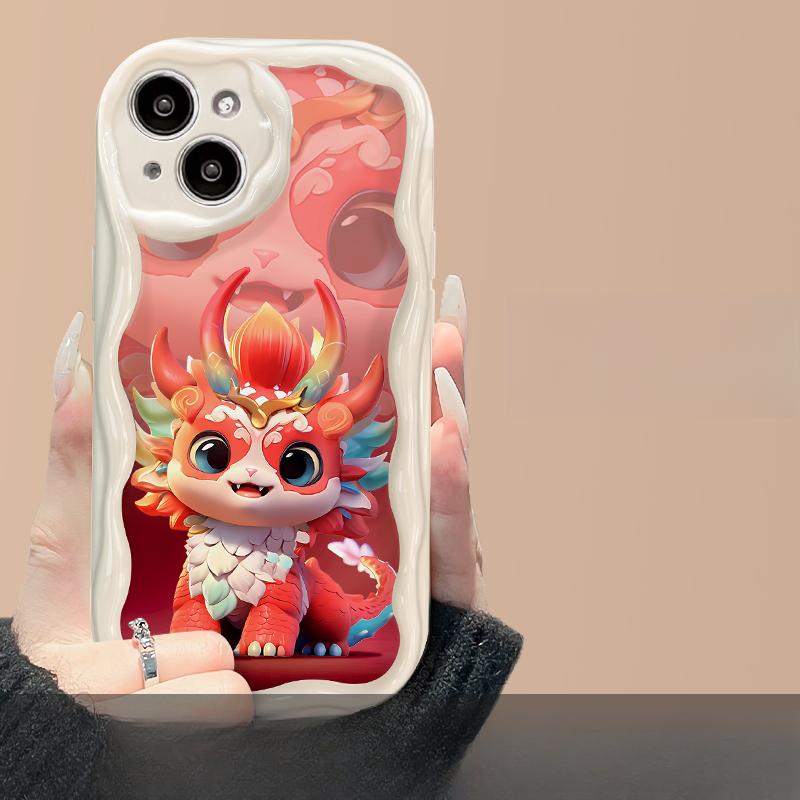 

Подходит для Apple 15 Чехол для мобильного телефона iPhone 14 Promax Magic Beast Красочный ремешок с драконом 13/12 Силикон 11 Защита от падения 6 iPhone 6s Plus