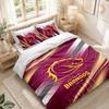 Bedding Set 1 Duvet Cover 2 Pillowcases Brisbane Broncos Print Bedroom Home Decoration