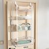 4 Layers Over Door Storage Rack Hanging Storage Basket New Rear Door Hook Shelf  Wardrobe Storage