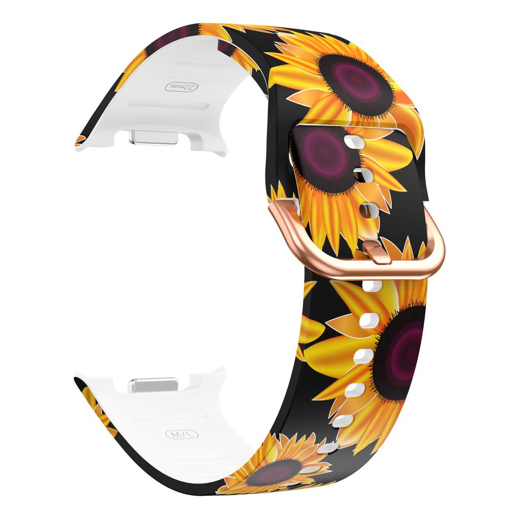 Printing Silicone Strap for Samsung Galaxy Watch 8 40mm 44mm/8 Classic 46mm Men Women Silicone Sport Strap For Galaxy Watch7 Ultra 47mm 2025 Wristband