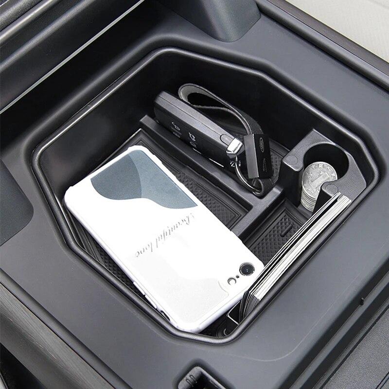 Car Center Console Organizer For Land Rover Defender 110 Armrest Storage Box Tray Auto Accessories