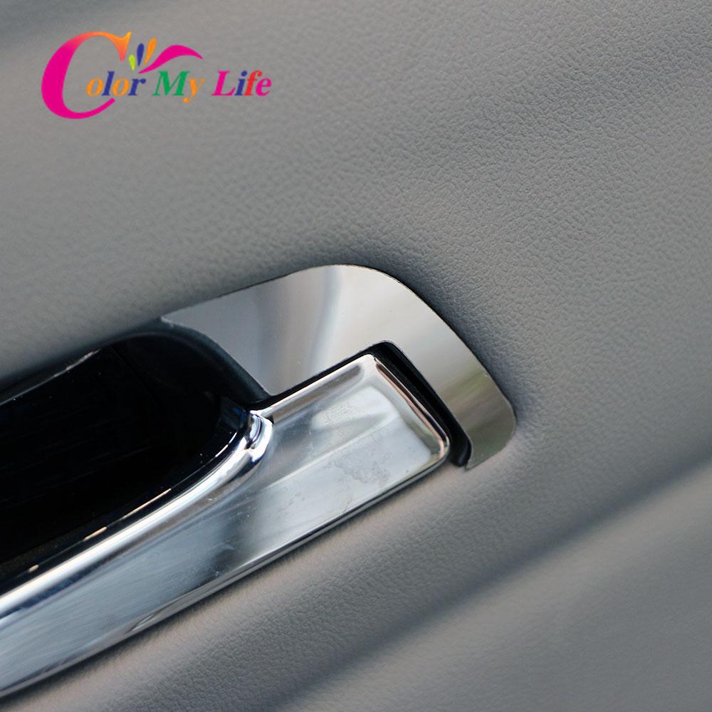 Edelstahl-Auto-Innentürgriff-Kreis-Abdeckungs-Ordnungs-Auto-Aufkleber für Chevrolet Chevy Malibu Trax 2012 -