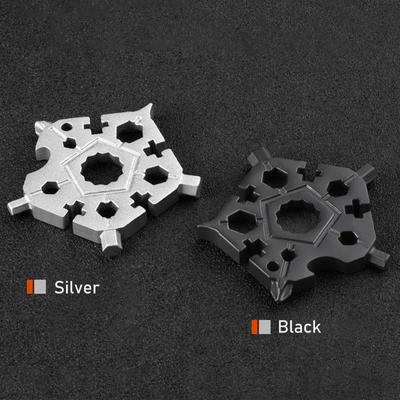 23 In 1 Snow Flake Multi Tool Pentagonal Snowflake Wrench Multitool Bottle Opener Screwdriver Kit Hand DIY Tool