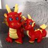 Soft Zodiac Dragon Doll Cartoon Dragon Plush Toys Cute Chinese Dragon Mascot  Years Gift