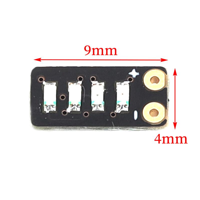 5Pcs 1S Mini LED Battery Level Display Board 3.7-4.2V 1S Lithium Capacity Meter Cable-Free Bare PCB Indicator
