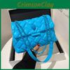 Trendy Quilted White Pu Handbag Stylish Shoulder Bag For Women Versatile Fashionable Use