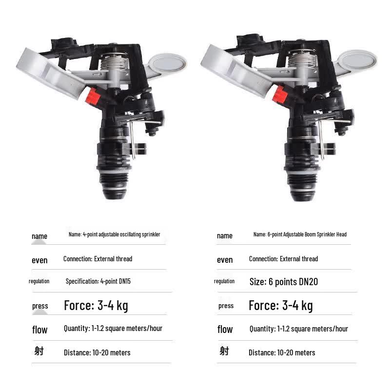Automatic Rotary Sprinkler Nozzles - 10 Pack