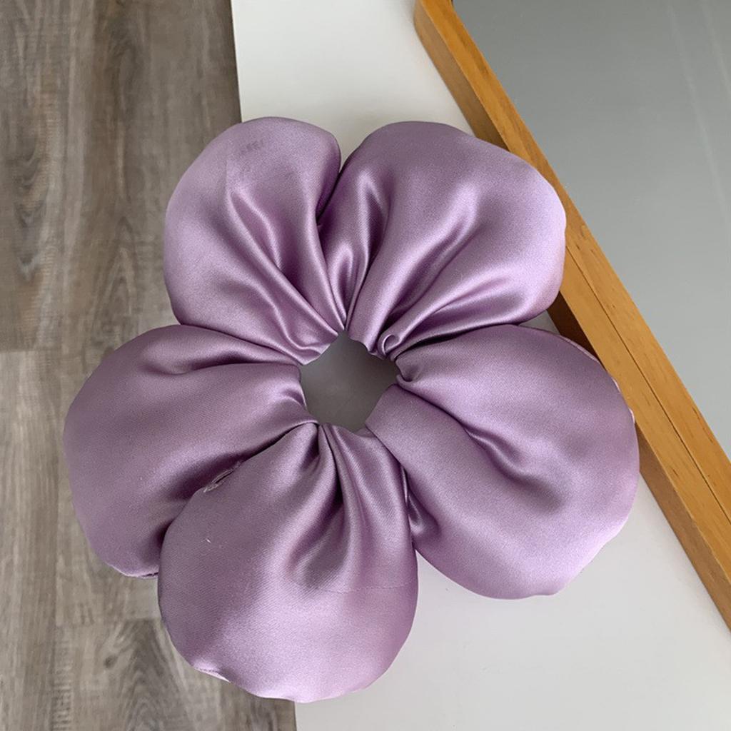 Oversized Floral Hair Tie Princess at Large Ruched Hair Tie Large Hair Rings Laciness Hair Tie Scrunchies Flower