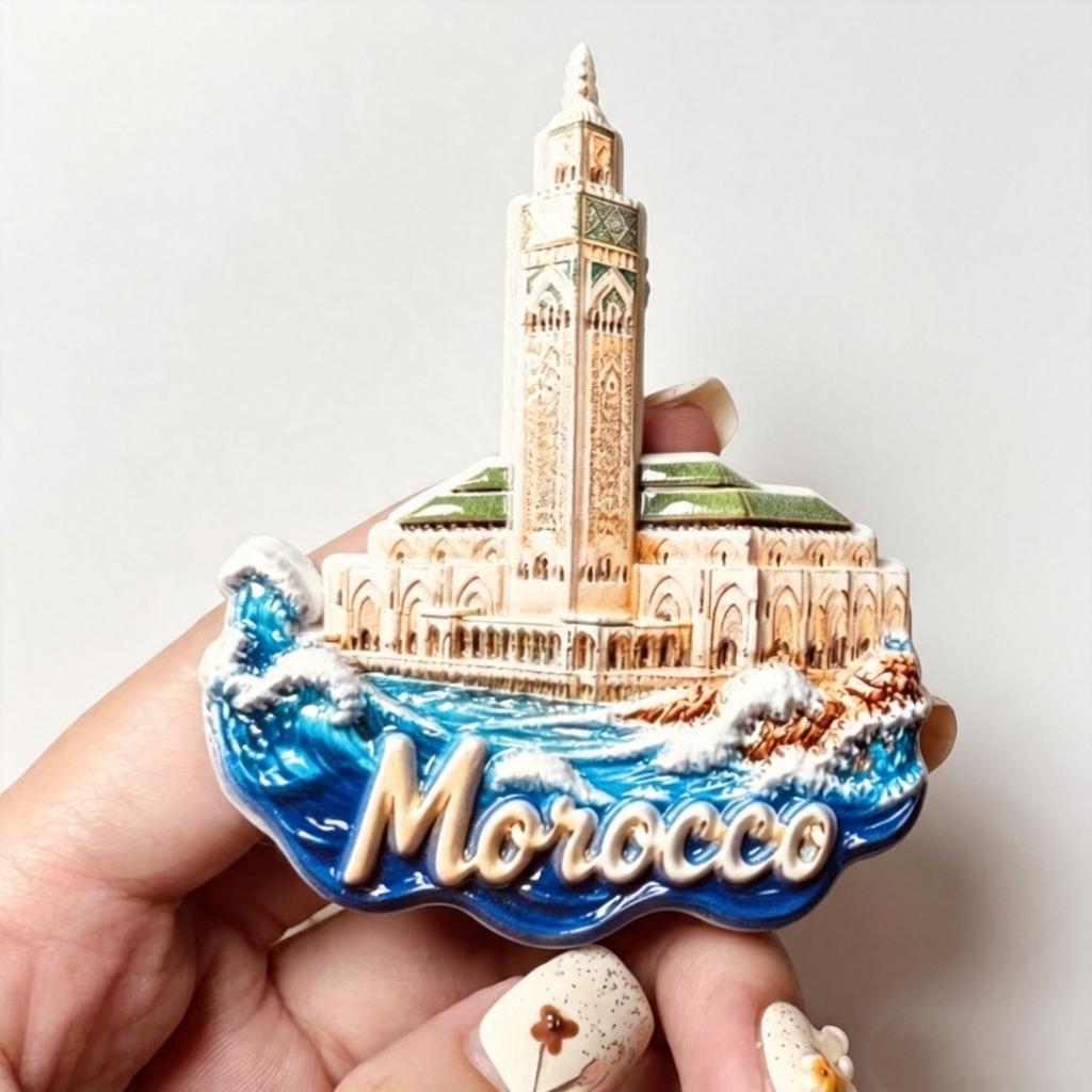 Africa Morocco 3D Fridge Sticker Magnets Tourism Souvenir Refrigerator Magnets Sticker Home Kitchen Decor