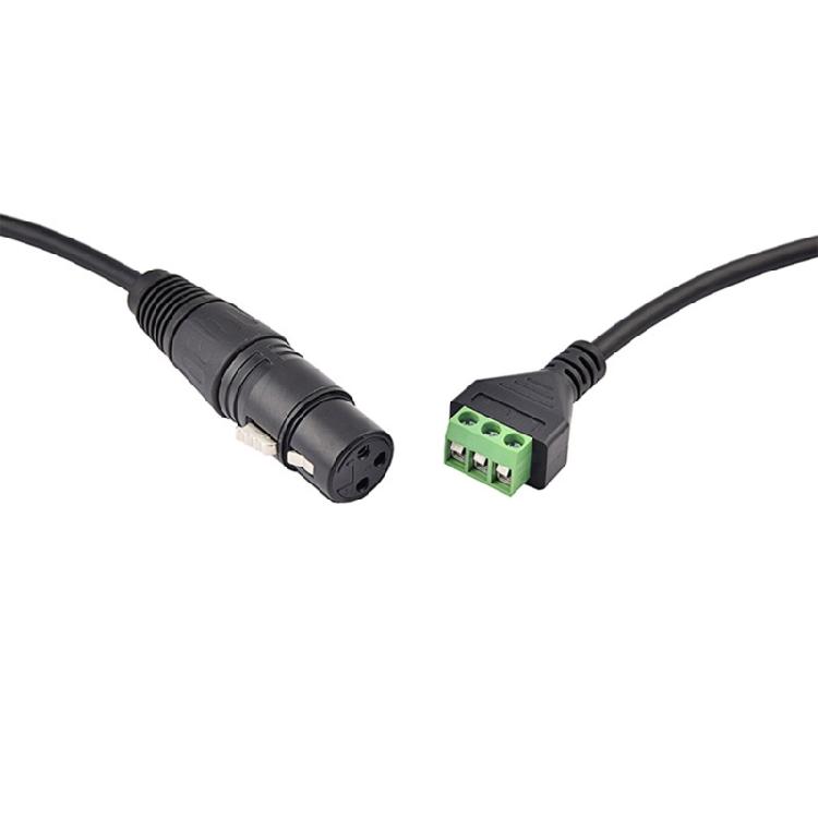 High Conductivity Copper XLR Adapter for Interference Free Signal Extension in Audios Systems