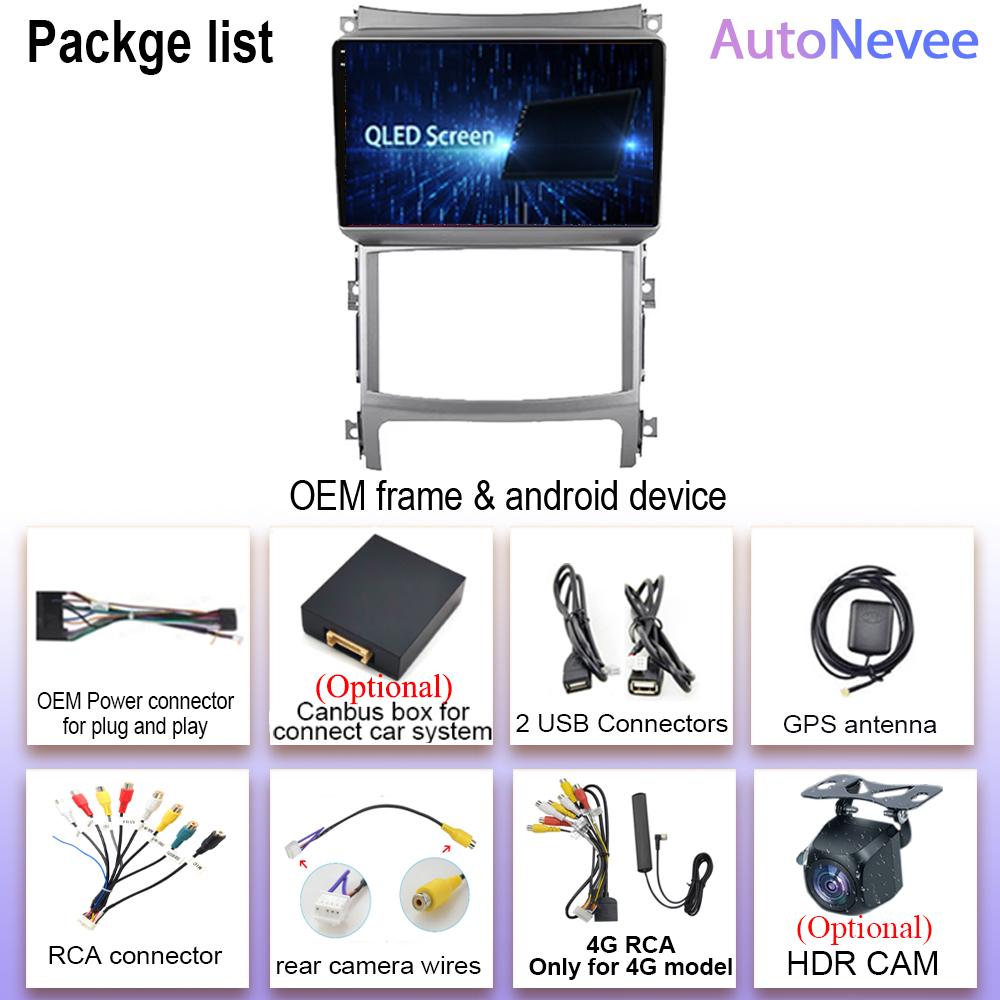 Radio For Hyundai Veracruz Ix55 2006 - 2015 Car Radio Android 14 Multimedia System Navigation Screen Head Unit GPS BT No 2Din