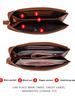 Baellerry Women's Cell Phone Bag Multi-card Slot Long Purse Zipper Coin Purse Fashion Pu Leather Wallet with Lanyard