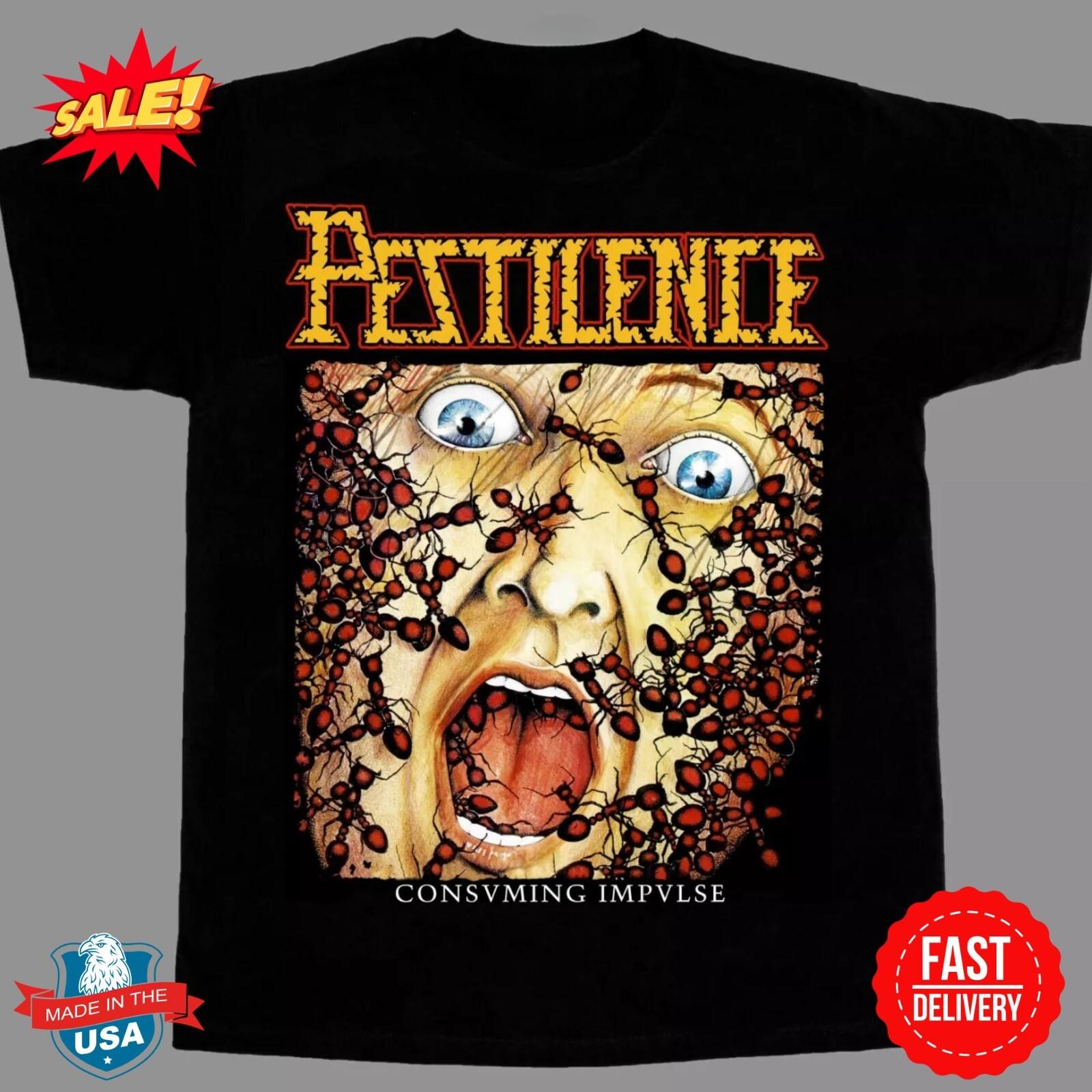 Pestilence Consuming Impulse Black T Shirt S-5XL XL