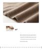Women's Long Loose Pure Wool Knit Dress - Single-Breasted Round Neck for Autumn and Winter.