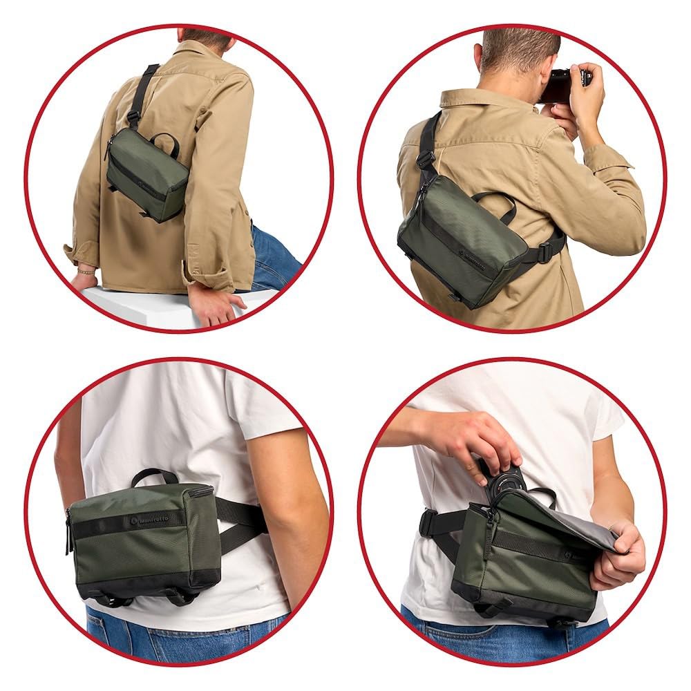 Manfrotto waist bag sling internal partitions can be inner case is can be used as an everyday MB bag, customized, removable, bag, MS2-WB