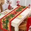 Xmas Party Christmas Table Runner New Year Merry Christmas Decorations  Home Table Decors