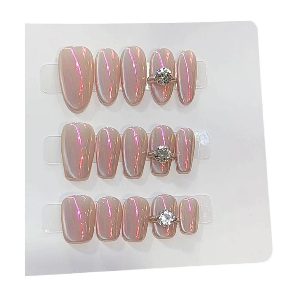 Pure Hand-made Phototherapy Wear Armor Tablets Aurora Ring. Finished Armor Products Reusable Nail Patches