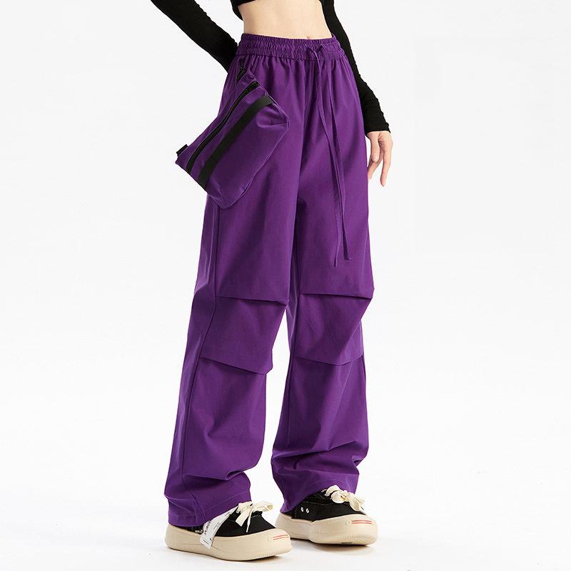 

Унисекс функциональные брюки карго с широкими штанинами на весну 2024 года для улицы, велоспорта и работы L