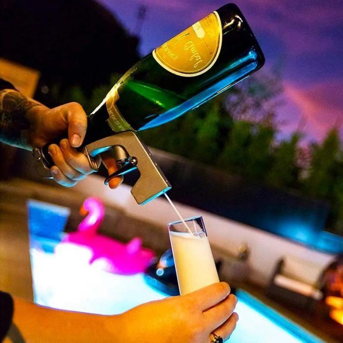 Champagne and Drink Dispenser Gun - SHOP-STORY - Champagne Spray Gun OR - Yellow - 2-Year Warranty