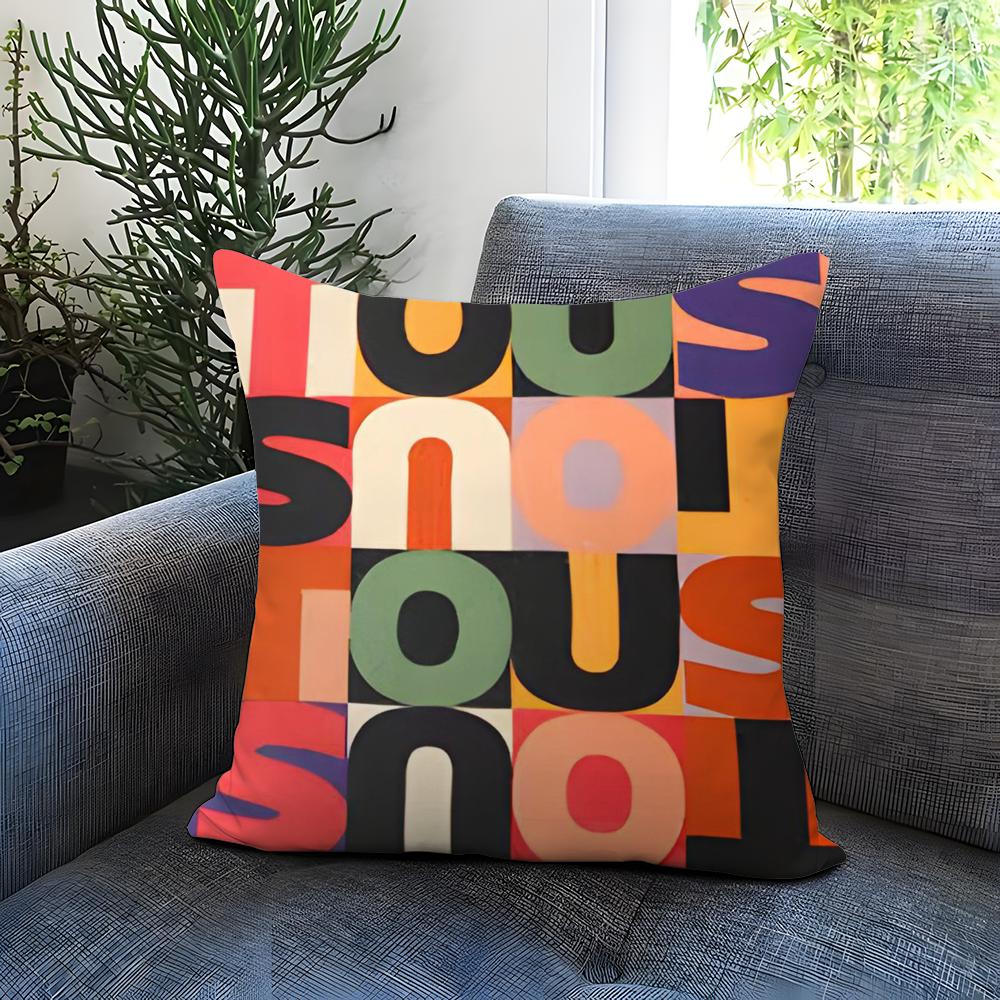 CRAFTED WITLOVE T-tousS Cushion Cover Comfortable Reversible Pillow Cover Ideal for Car Sofa Bedroom & Beyond