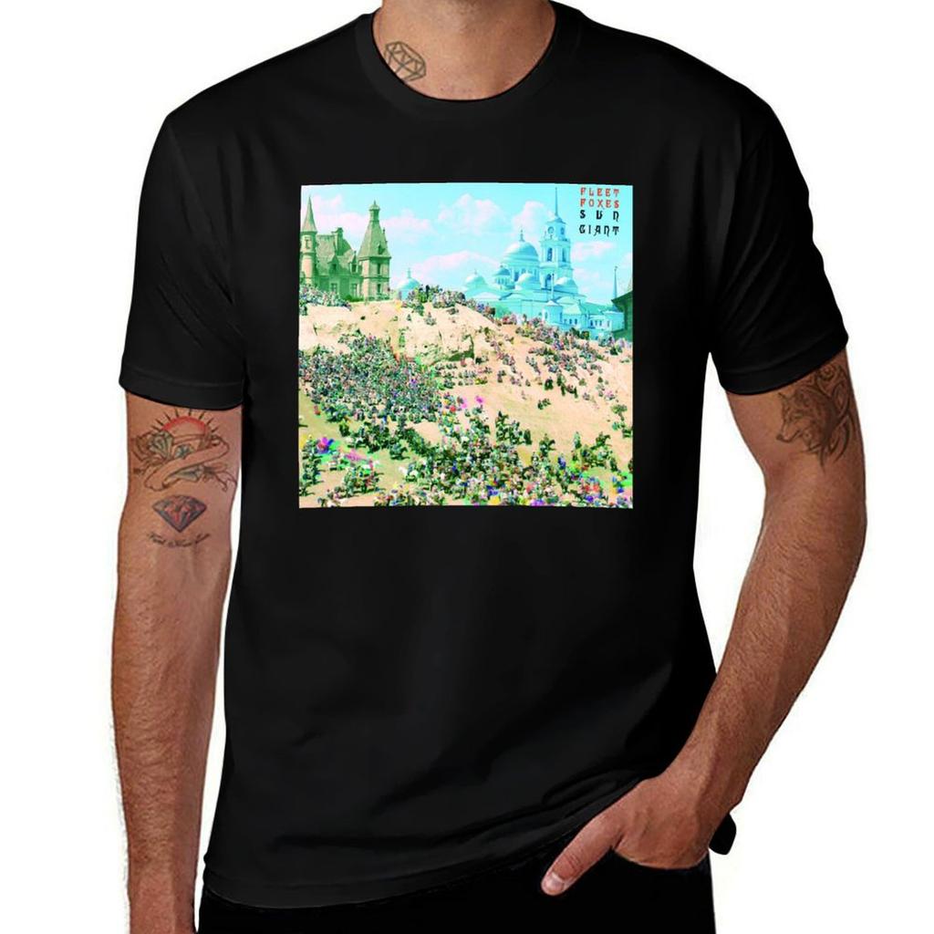 Fleet Foxes Tshirt Funny T Shirts Cotton Cotton T Shirts Unisex 100 Tshirt