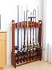 American Style Solid Wood Fishing Rod Display Rack - Thickened Sea & Taiwan Fishing Rod Holder