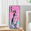 Cartoon Anime JoJo Jotaro Kujo Phone Case For Samsung S23 S22 S21 S20 S10 S8 Note 20 A9 A73 A71 A53 A33 Ultra Plus FE Black