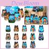 Vibrant Cartoon Luca Alberto Backpack With Adjustable Straps For Kids' Comfort