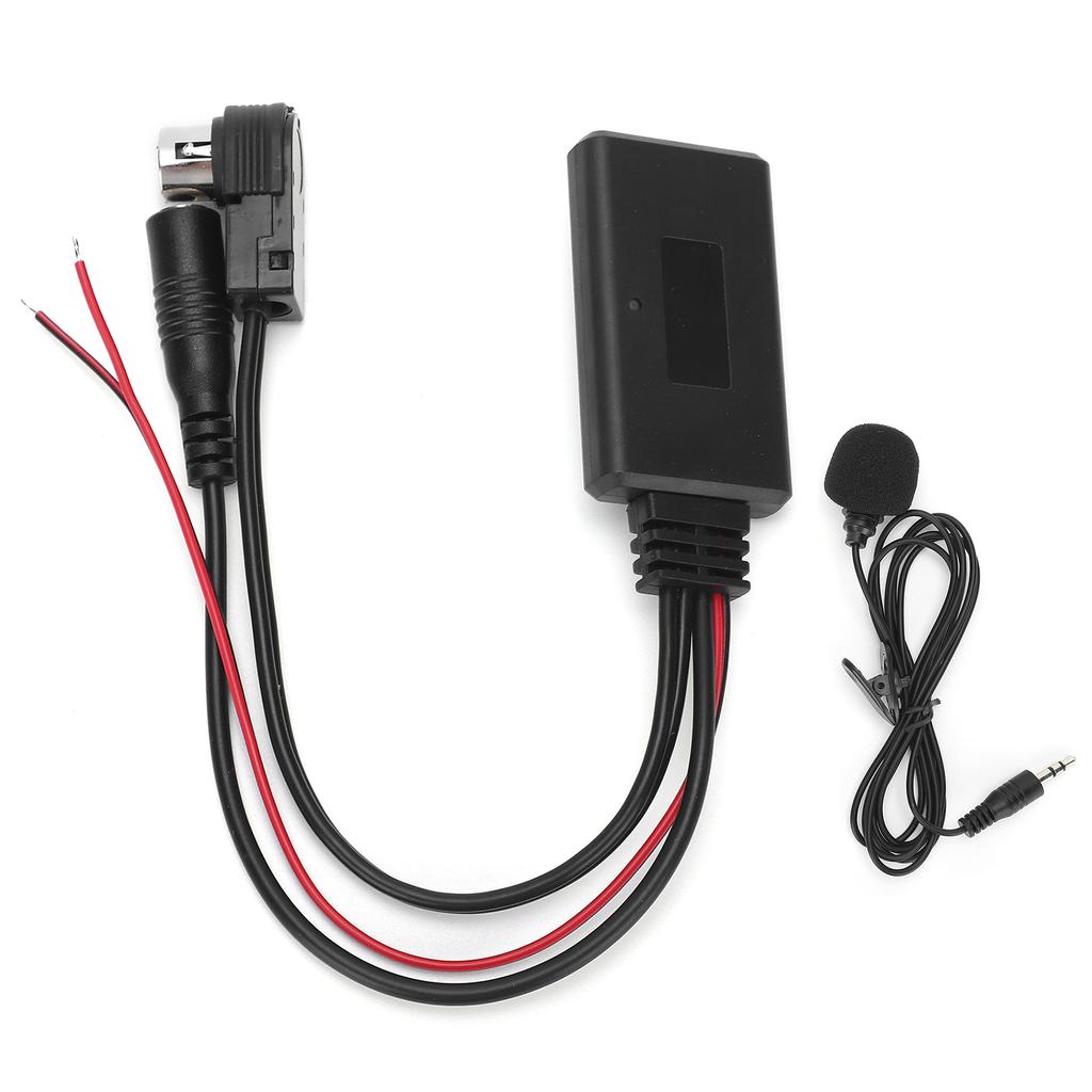 Bluetooth AUX Cable Adapter with Microphone Smartphone Handsfree Calling for Alpine Radios