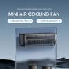 Wall-Mounted Air Cooling Fan 20W Power Quick Cooling Easy To Install Leafless Home Kitchen Air Conditioning Fan