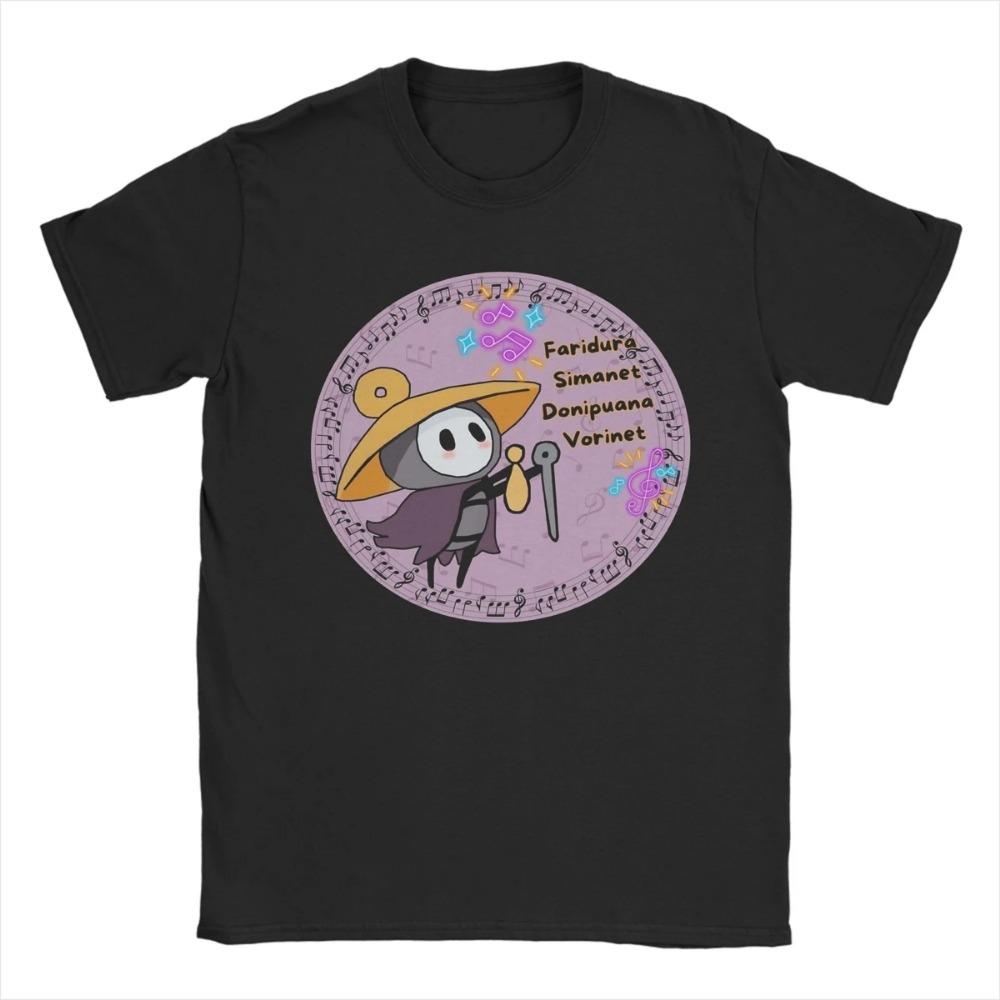 

Men s Women s T-Shirts Hollow Knight Silksong Sherma Vintage 100% Cotton Tees Short Sleeve T Shirts Round Neck Clothing 3XL