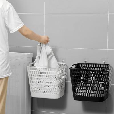 Wall-mounted Dirty Clothes Storage Basket Large Capacity Toy Grid Organizer Hamper Waterproof Bathroom Laundry Basket Accessory
