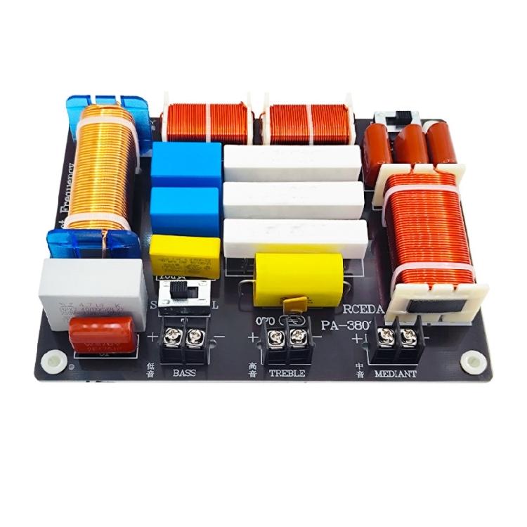 3 Way Sound Crossovers With 4 Sound Profile Option High Current Inductors And Frequency Specific Channel Separation Technology