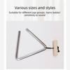 4/5/6in Triangle Instrument with Striker Percussion Triangle  Musical Performance