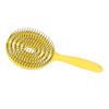 Round Head Hair Straightening Comb Super Soft Glides Vented Detangling Hair Brush  For Curly Hair
