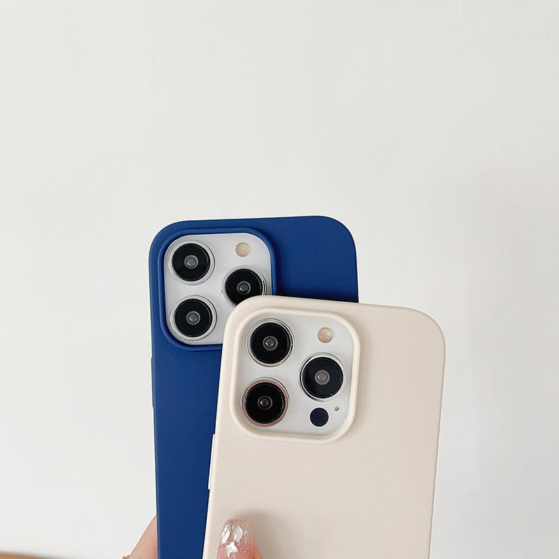 Candy Color Matte Silicone Soft Case For iPhone 16 15 14 13 12 11 Pro Max Plus Mini Luxury Ultra Thin Back Cover Colorful Shell