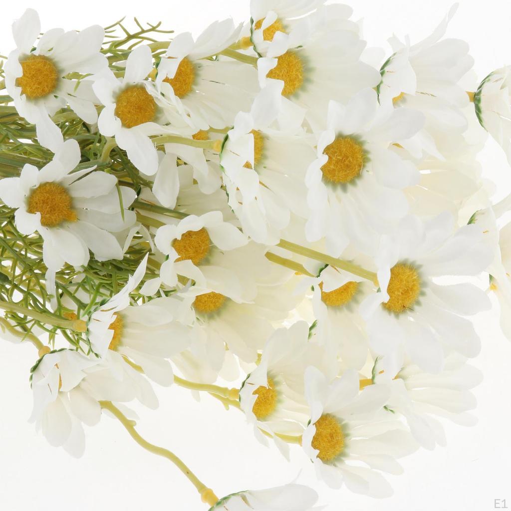 10 Branches Flowers Silk Daisy Bouquet