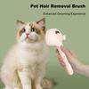 Katzen-Dampfbürste zum Haaren Wiederaufladbare 3-in-1 Dampf-Tierbürste Selbstreinigend