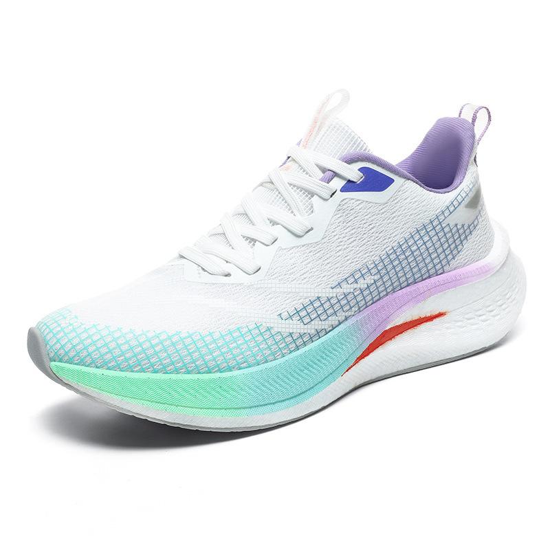 Running shoes summer breathable non-slip new ultra-light carbon plate professional racing casual sports shoes