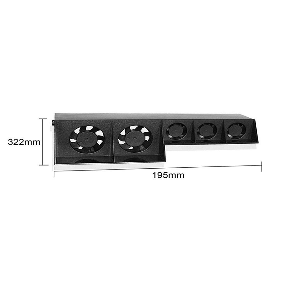 Video Game USB Cooling Fan Base for PS4 Consoles Accessories External Turbo Temperature Control for Playstation 4 Normal PS4