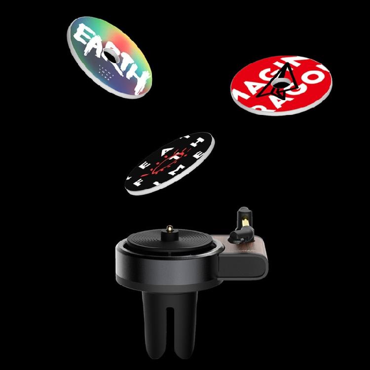 Car Aromatherapy Tablets Vent Diffuser Refill Pads Air Freshener Record Player