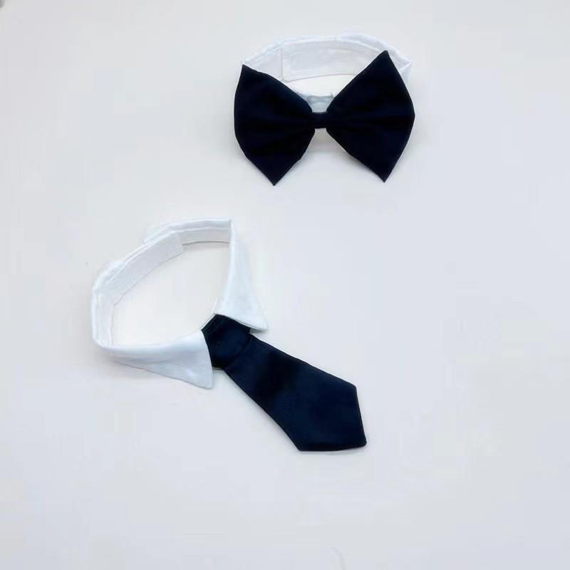 British Gentleman Bow Tie Collar for Small Dogs and Cats