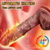 Heated Vibrating Silicone Dildo – 42° Warmth, Strong Suction, Soft Texture, Rechargeable, for G-Spot, Vaginal & Anal Play