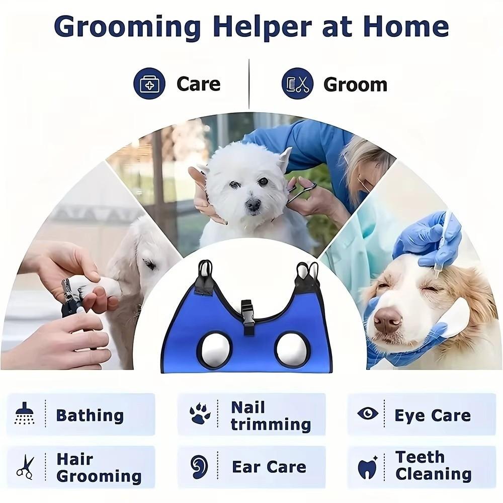 Large Pet Grooming Hammock Hanging Restraint Bag New Pet Sling Harness  Pet Accessories