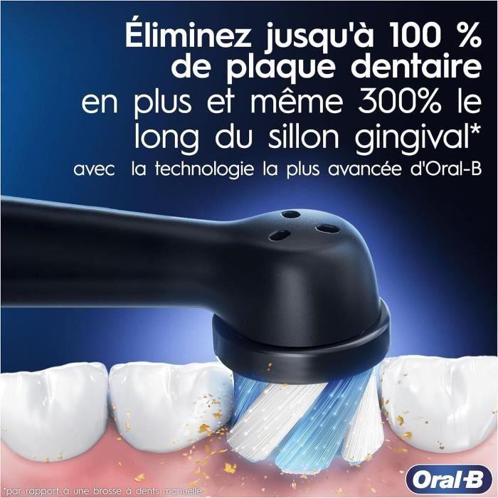 Brosse à dents électrique - oral-b - io 9 - noir - 7 modes - édition spéciale