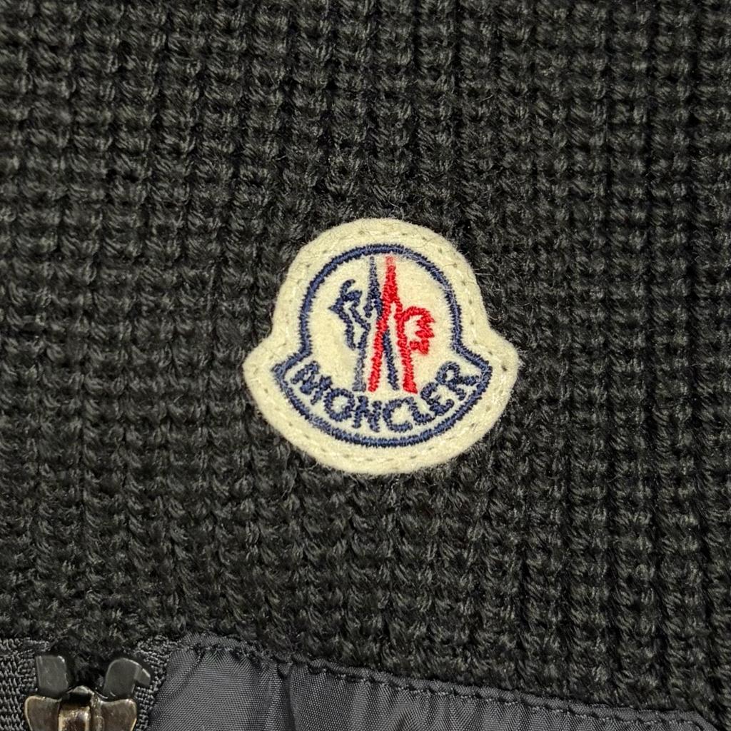 Used MONCLER C20919402800Down Jacket Black Nylon Mens
