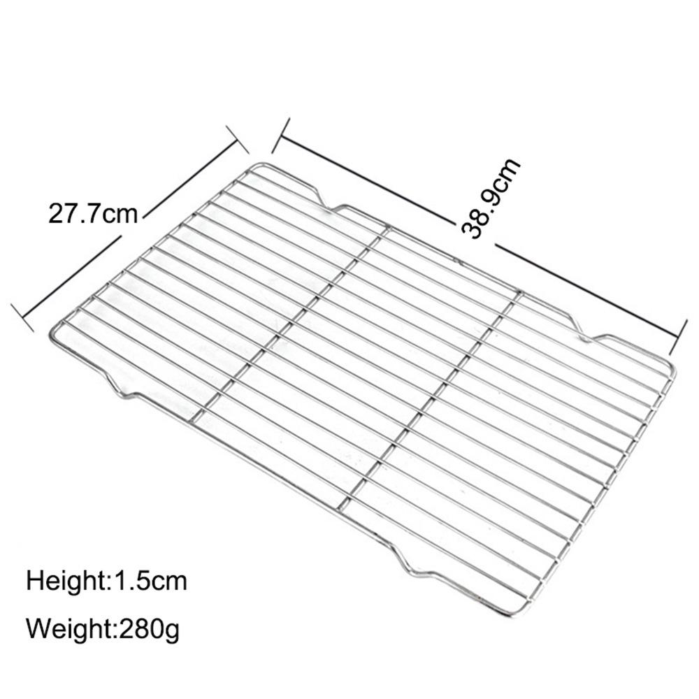 New Stainless Steel Cooling Rack Non-stick Silver BBQ Tray Baking Tray