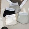 Men's Ice Silk Underwear Flat Corner Pants Ice Silk Breathable Seamless Sexy Men's Four Corner Shorts