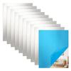 40/10Pcs Self-adhesive Mirror Wall Stickers Thickened Flexible DIY Art Acrylic Square Mirror Stickers Living Room Decoration