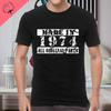 Classic Vintage Born in 1974 Retro 70s Style Birthday Year Tshirt Men Women Unisex T Shirt Streetwear Comfort Summer Cotton Tee